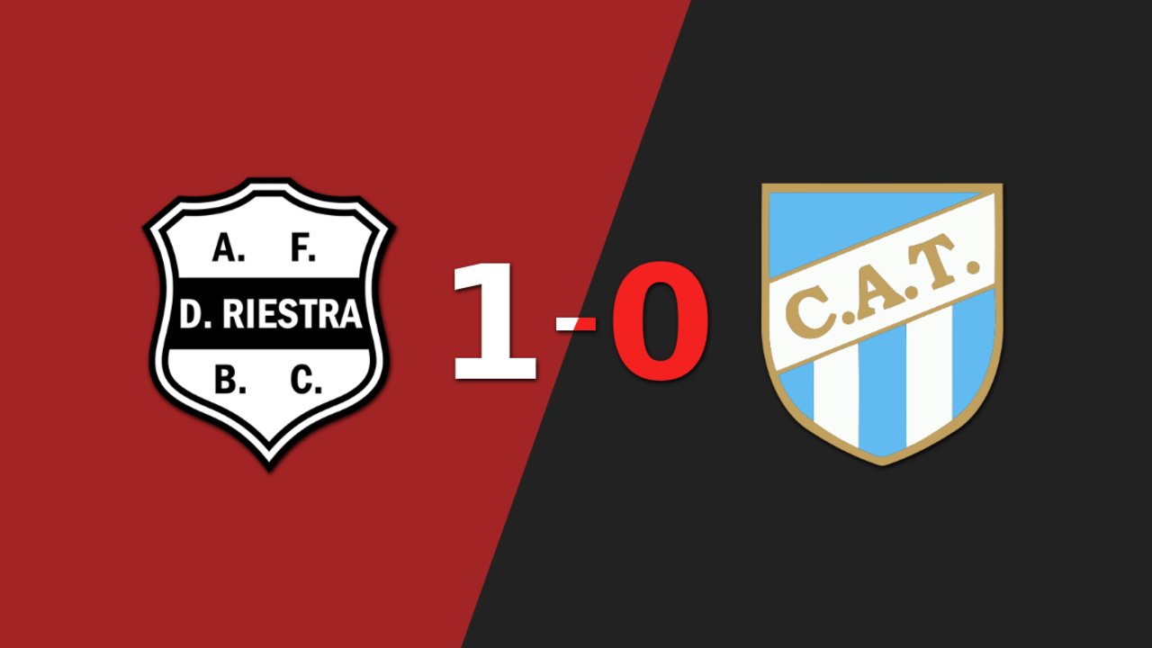 A Dep. Riestra le alcanzó con un gol para derrotar a Atlético Tucumán en el estadio Guillermo Laza