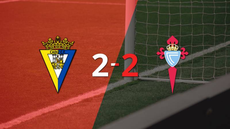 Vibrante 2-2 entre Cádiz y Celta
