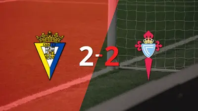 Vibrante 2-2 entre Cádiz y Celta Vibrante 2-2 entre Cádiz y Celta