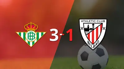 Athletic Bilbao perdió 3-1 en su visita a Betis Athletic Bilbao perdió 3-1 en su visita a Betis