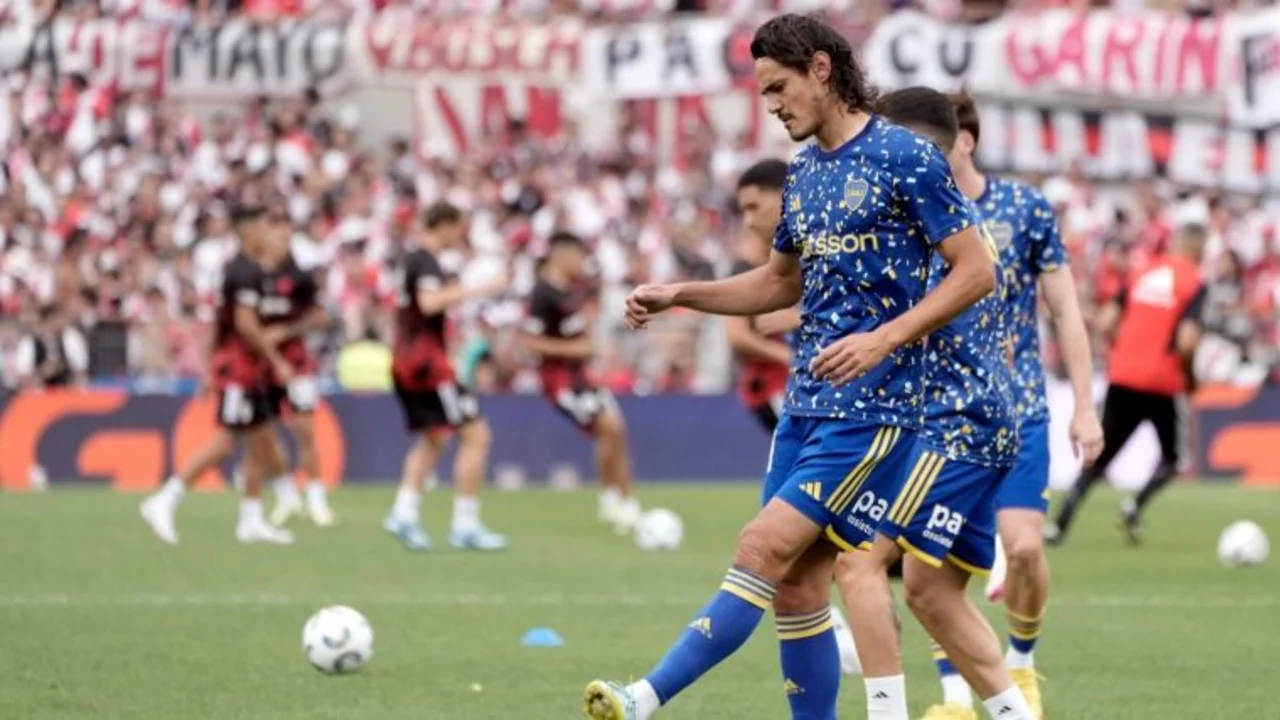 River, Edinson Cavani, Boca, Copa de la Liga Profesional, Superclásico, deportes