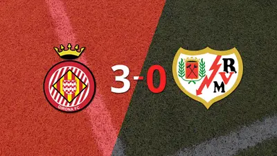 Girona le pasó por encima a Rayo Vallecano con doblete de Sávio Girona le pasó por encima a Rayo Vallecano con doblete de Sávio