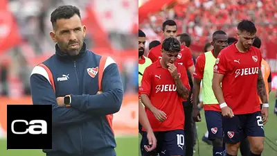 Carlos Tevez Independiente Juan Manuel Fedorco Carlos Tevez Independiente Juan Manuel Fedorco
