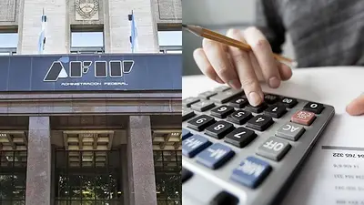 Sede de AFIP y una calculadora Sede de AFIP y una calculadora