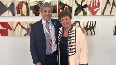 Caputo se reunió con Georgieva: la contradicción del balance de la reunión Caputo se reunió con Georgieva: la contradicción del balance de la reunión