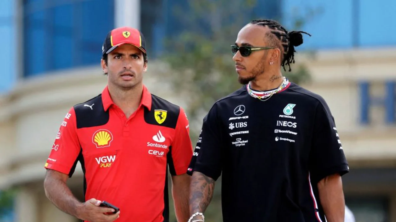 Sainz no guarda rencor por la llegada de Hamilton a Ferrari