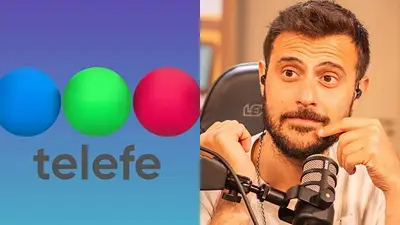 Logo de Telefe y Diego Leuco Logo de Telefe y Diego Leuco