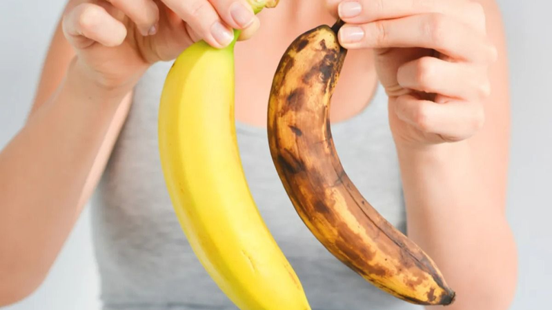 banana, fruta, banana negra, banana marrón