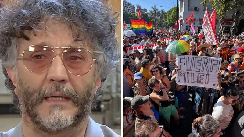 Fito Páez fue uno de los artistas argentinos que se pronunció a favor de la marcha antifascista.