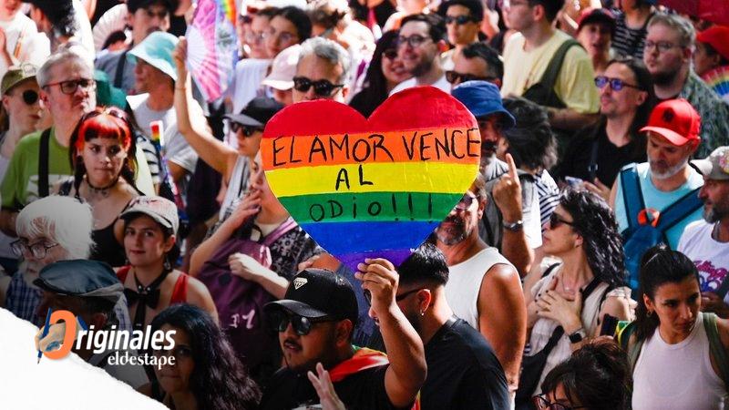 La marcha antifascista le cerró la puerta al odio de Milei: “Al closet no volvemos nunca más”