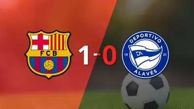 Barcelona derrotó 1-0 a Alavés con un gol de Robert Lewandowski Barcelona derrotó 1-0 a Alavés con un gol de Robert Lewandowski