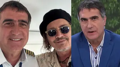 Antonio Laje y Johnny Depp. Antonio Laje y Johnny Depp.