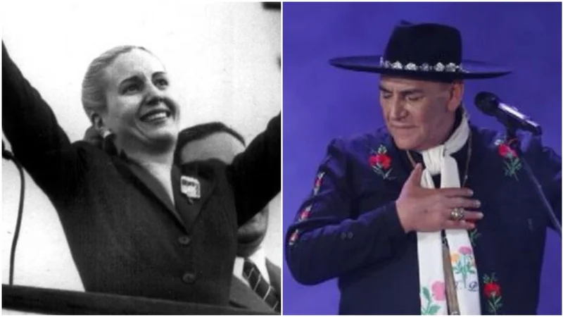 Eva Perón y El Chaqueño Palavecino