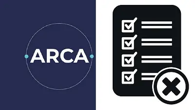 Logo de ARCA y lista negra Logo de ARCA y lista negra