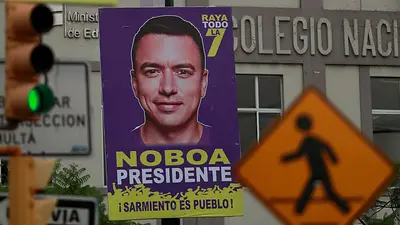 Daniel Noboa, el heredero de imperio ecuatoriano que busca un mandato presidencial completo Daniel Noboa, el heredero de imperio ecuatoriano que busca un mandato presidencial completo