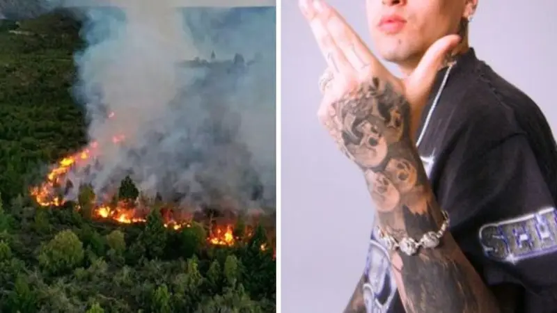 Cuántos millones donó el trapero argentino para los incendios forestales.