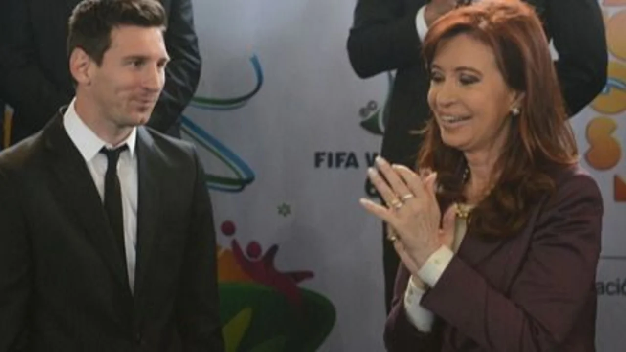 Carta de Messi a Cristina