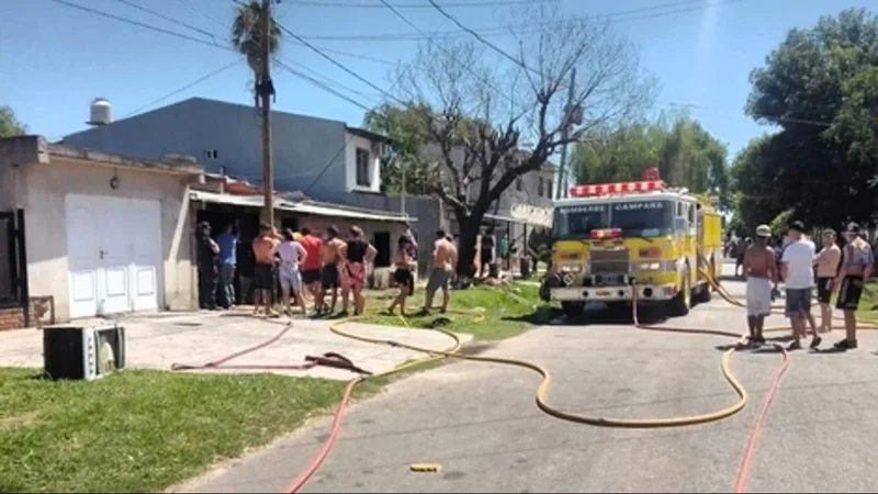 Tragedia en Campana: cuatro nenes murieron por el incendio en una casa
