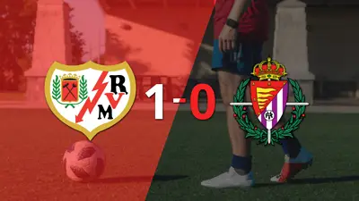A Rayo Vallecano le alcanzó con un gol para derrotar a Valladolid en el Estadio de Vallecas A Rayo Vallecano le alcanzó con un gol para derrotar a Valladolid en el Estadio de Vallecas
