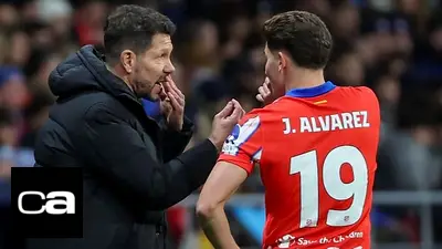 La sorpresiva decisión del Cholo Simeone de última hora con Julián Álvarez en el Atlético de Madrid La sorpresiva decisión del Cholo Simeone de última hora con Julián Álvarez en el Atlético de Madrid