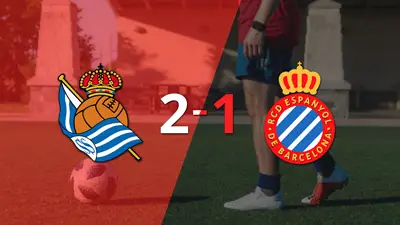 Real Sociedad asegura la victoria al vencer 2-1 a Espanyol Real Sociedad asegura la victoria al vencer 2-1 a Espanyol