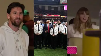 Lionel Messi; Donald Trump y Taylor Swift Lionel Messi; Donald Trump y Taylor Swift