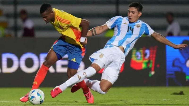 Argentina vs Colombia por el Sudamericano Sub 20