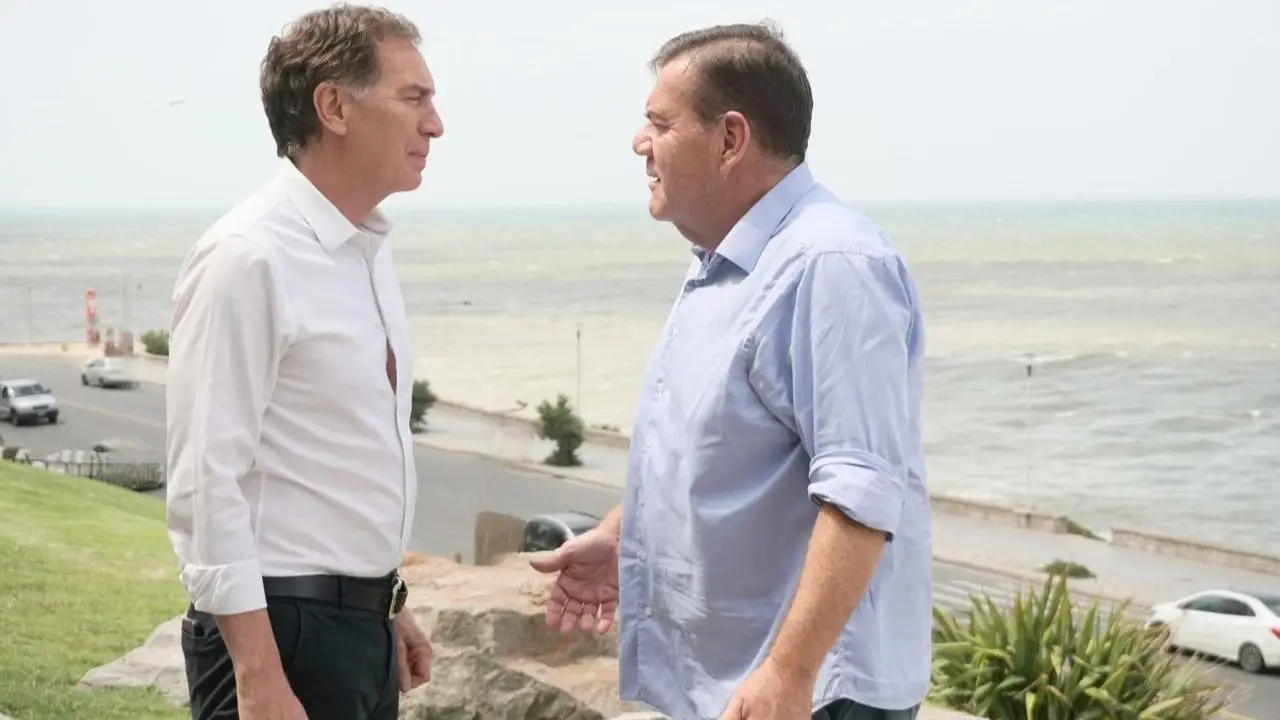  Santilli y Montenegro, juntos en la Costa y con un mensaje para Macri y Milei 