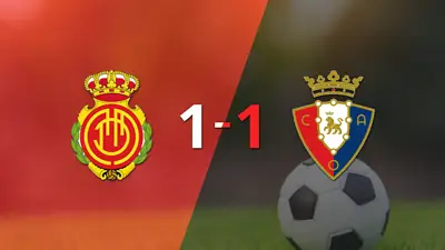 Osasuna logró un agónico empate ante Mallorca Osasuna logró un agónico empate ante Mallorca