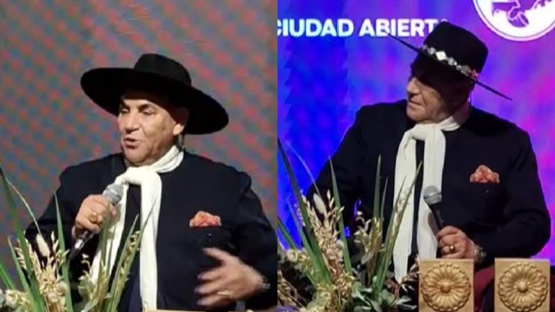 El Chaqueño Palavecino enojado