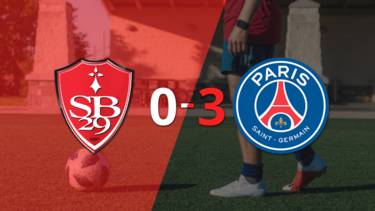 PSG apabulló a Stade Brestois y se ilusiona