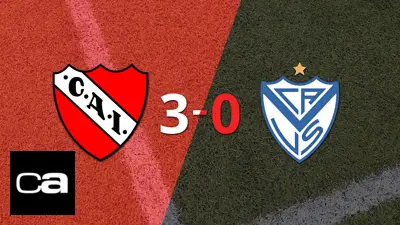 Independiente goleó 3-0 a Vélez con doblete de Gabriel Ávalos Independiente goleó 3-0 a Vélez con doblete de Gabriel Ávalos