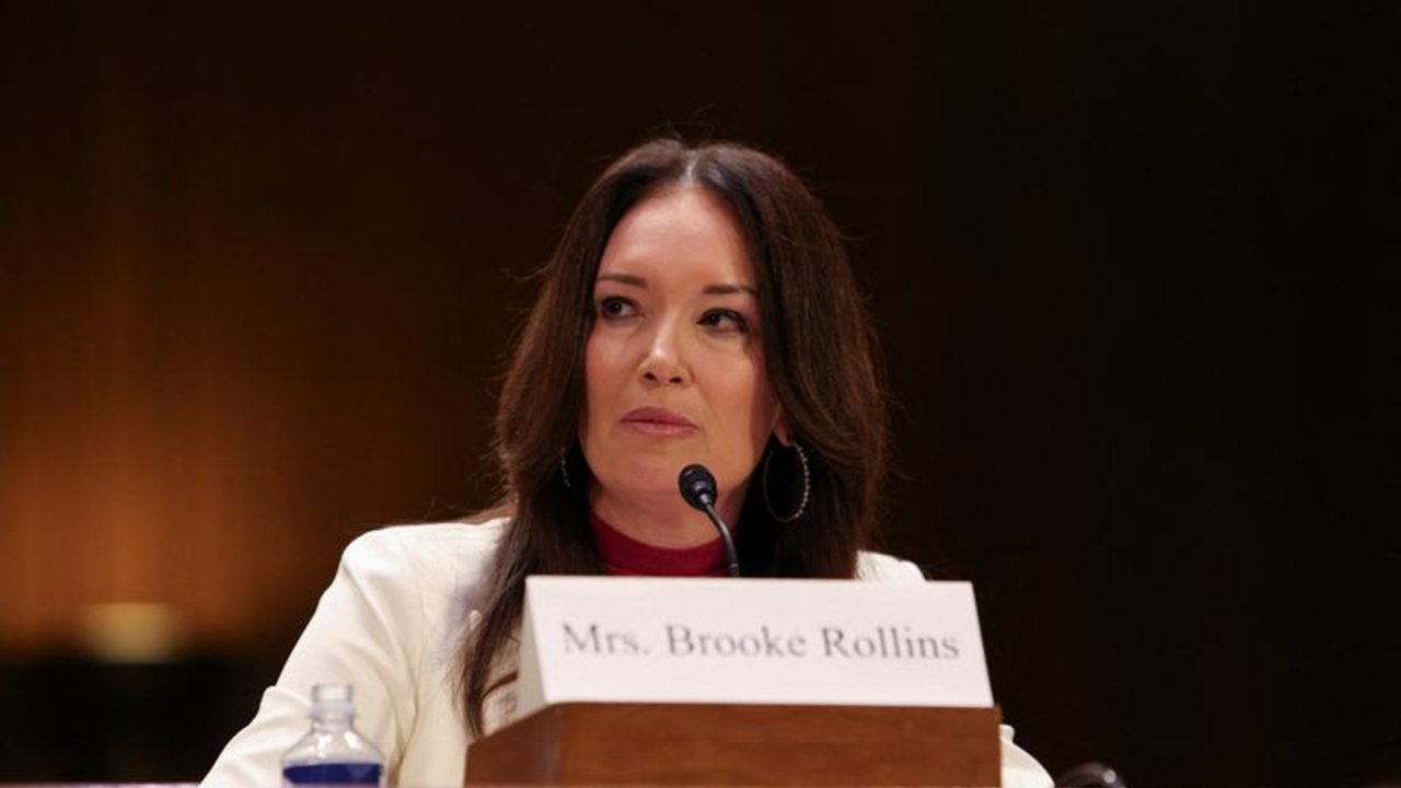 Senado de EEUU confirma a Brooke Rollins al frente del Departamento de Agricultura