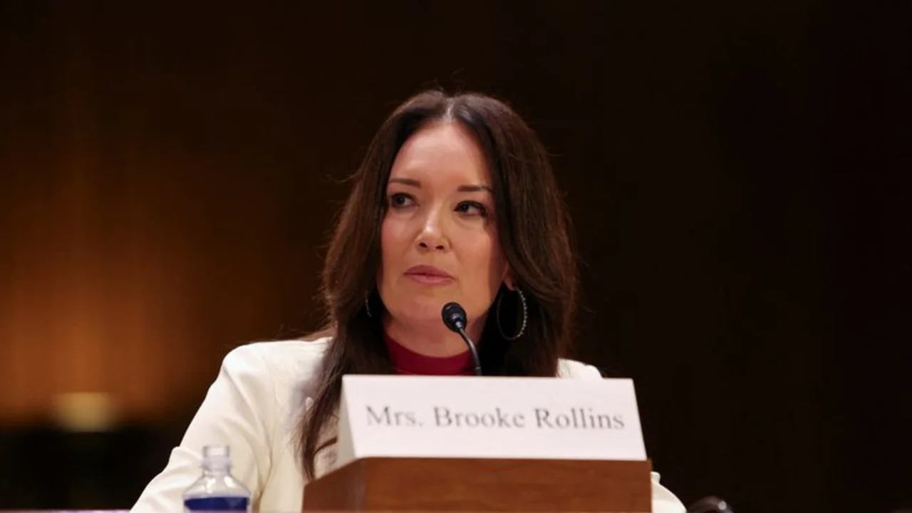 Senado de EEUU confirma a Brooke Rollins al frente del Departamento de Agricultura