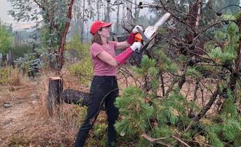 Es brigadista en El Bolsón y cuenta cómo es estar cara a cara con el fuego | Incendios