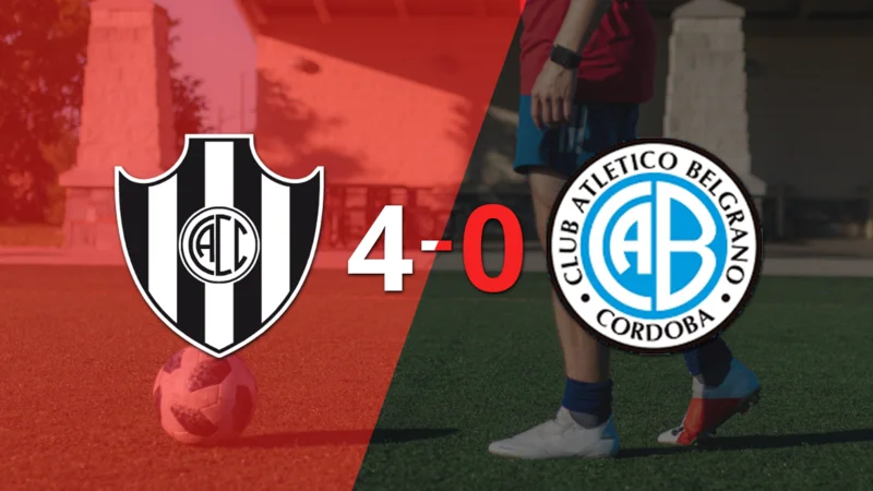 Central Córdoba (SE) golea 4-0 a Belgrano