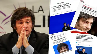 Repercusiones de los medios del mundo sobre el escándalo cripto que complica a Javier Milei Repercusiones de los medios del mundo sobre el escándalo cripto que complica a Javier Milei
