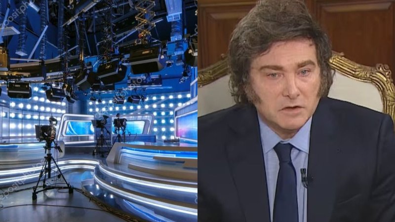 Entrevista a Milei en TN