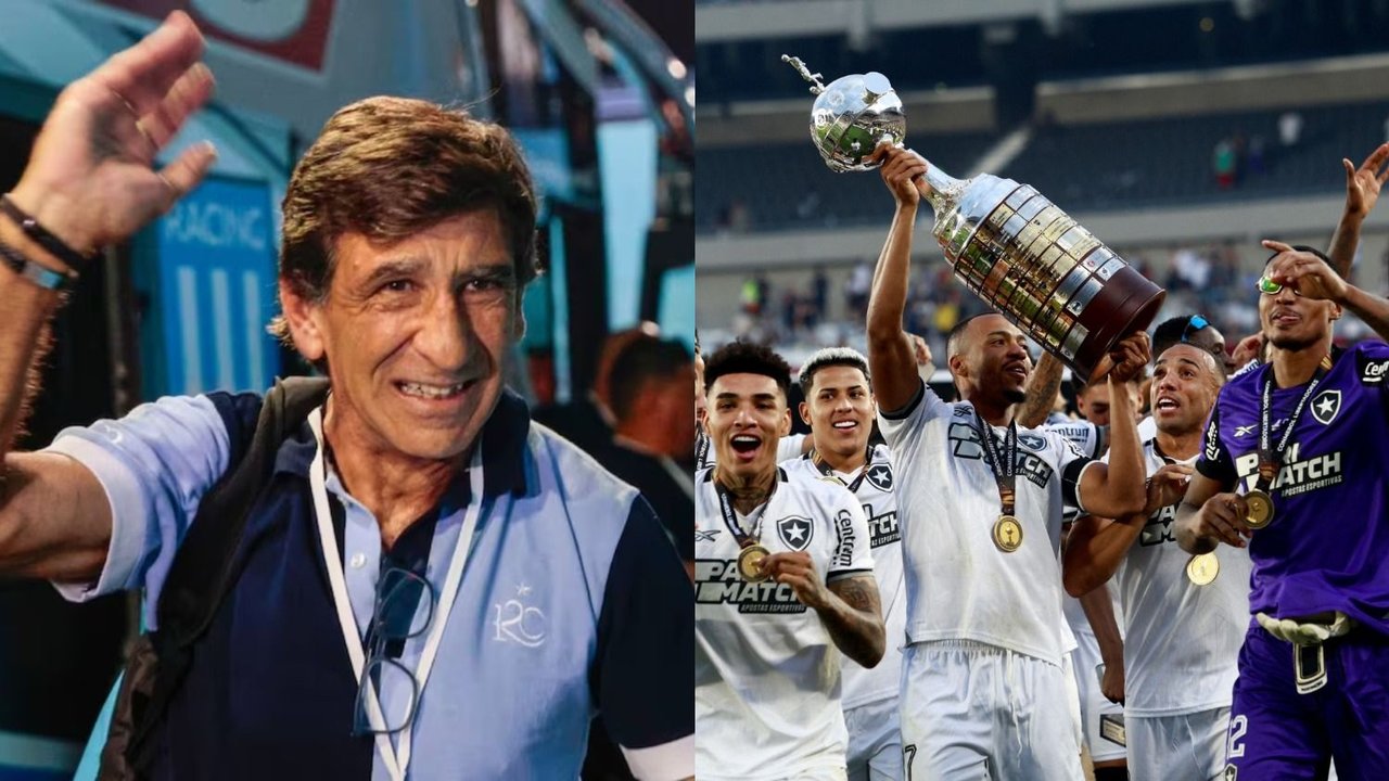 En Racing, Gustavo Costas palpitó la Recopa con un palito a Botafogo: "La plata"