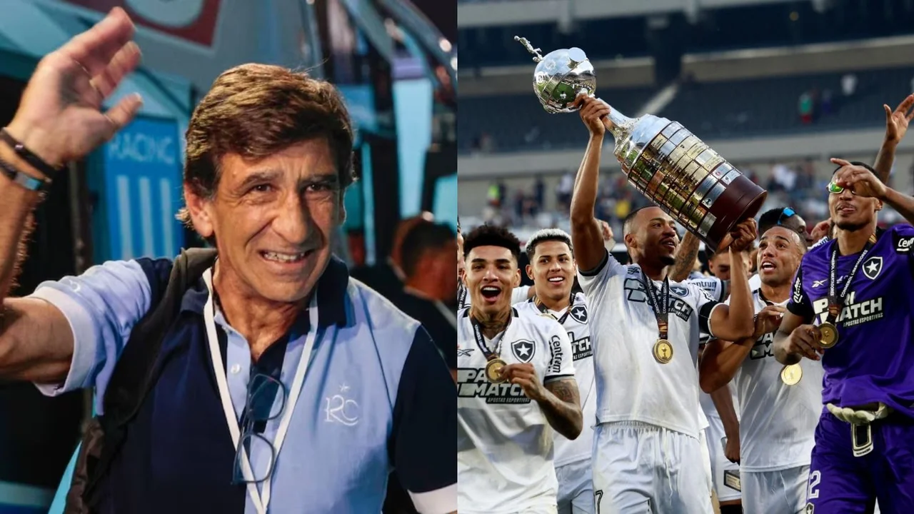 En Racing, Gustavo Costas palpitó la Recopa con un palito a Botafogo: "La plata"