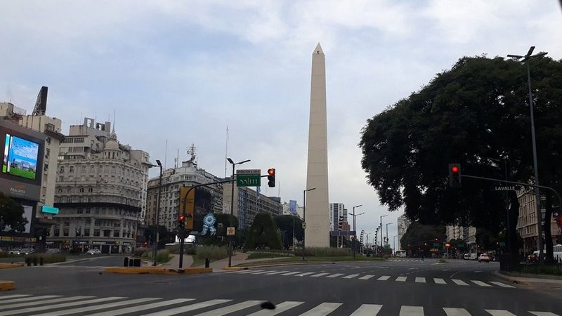 Cielo nublado CABA. 
