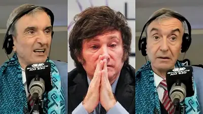 Nelson Castro. Javier Milei. Nelson Castro. Javier Milei.