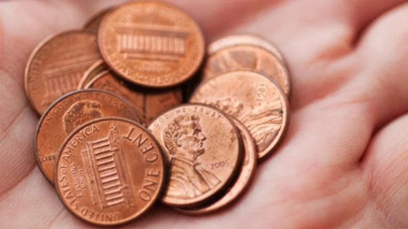 Pennies.