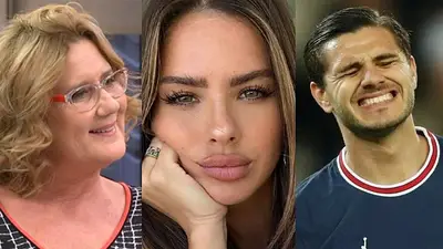 La China Suárez. Mauro Icardi. Verónica Llinás. La China Suárez. Mauro Icardi. Verónica Llinás.