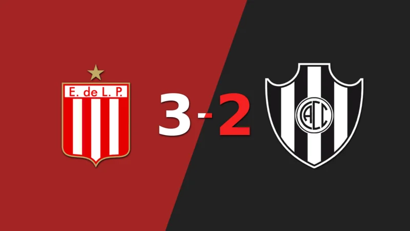 Estudiantes superó 3-2 a Central Córdoba (SE) en un partidazo