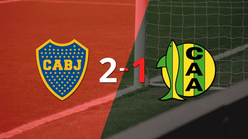 Victoria de Boca Juniors sobre Aldosivi por 2-1