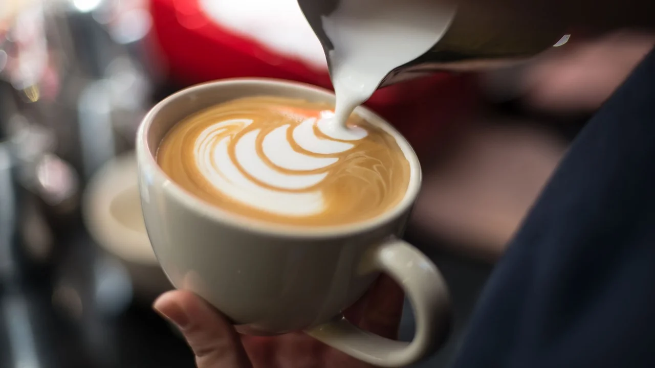 Café con leche.