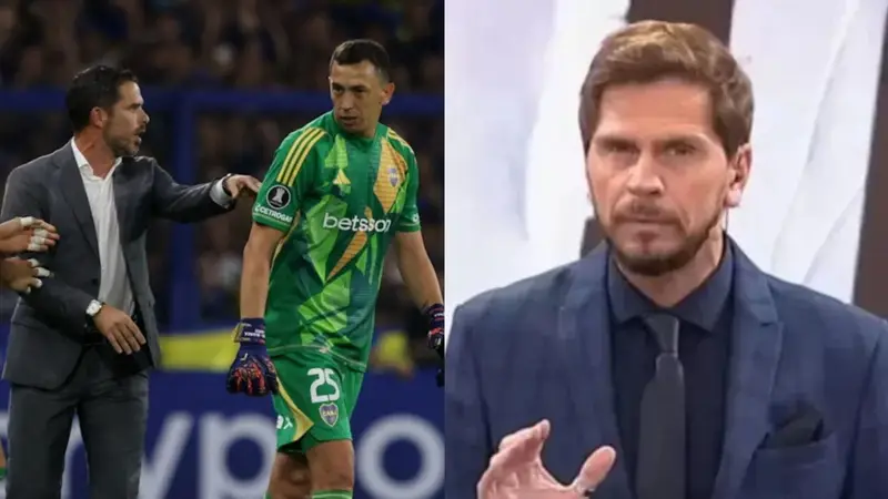 El Pollo Vignolo destrozó a Marchesín tras su decisión en Boca en la Libertadores: "Se prendía fuego"
