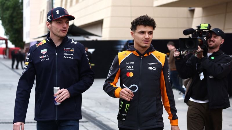 Verstappen y Norris bromean sobre su "terrible" relación