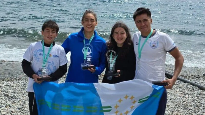 Open Water Argentina: 4 nadadores formoseños subieron al podio en Bariloche